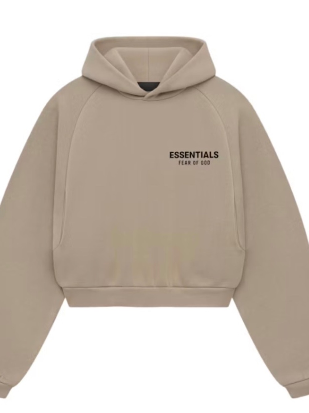 Fear of God Essentials Women's Fleece Cropped Hoodie